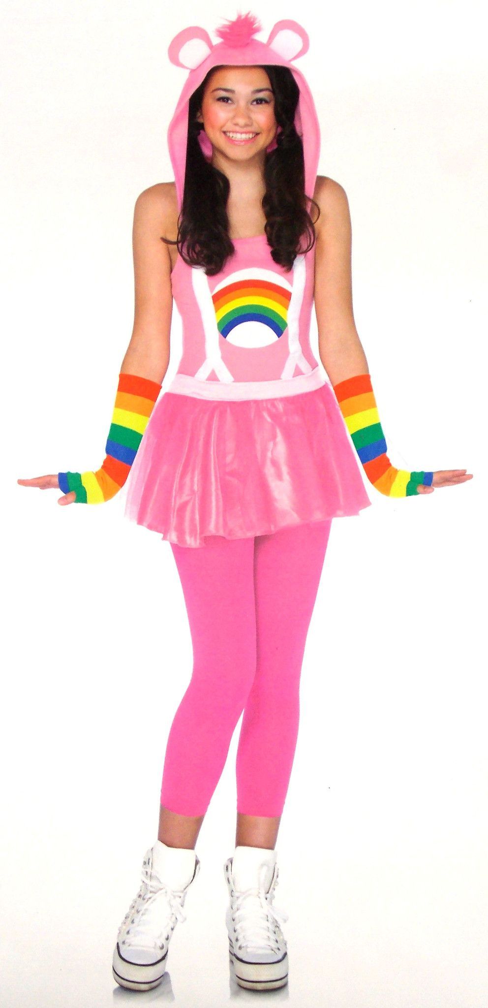 leg avenue care bears cheer bear halloween costume cosplay dress girls jr s m