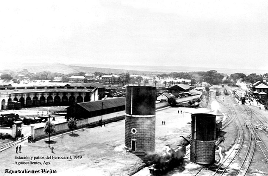 Estacion y patio de Ferrocarril de Aguascalientes Mexico | Aguascalientes, Aguascalientes mexico, Estación de ferrocarriles