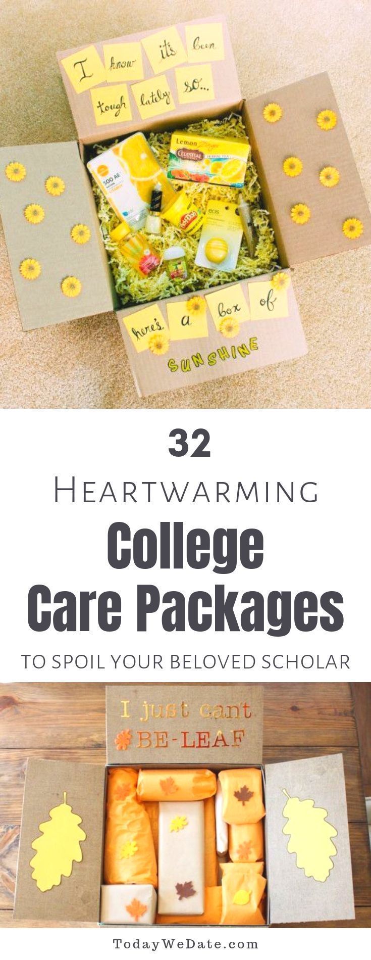 32 College Care Package-Ideen, um Ihren geliebten Gelehrten-Heute zu verwöhnen ...
