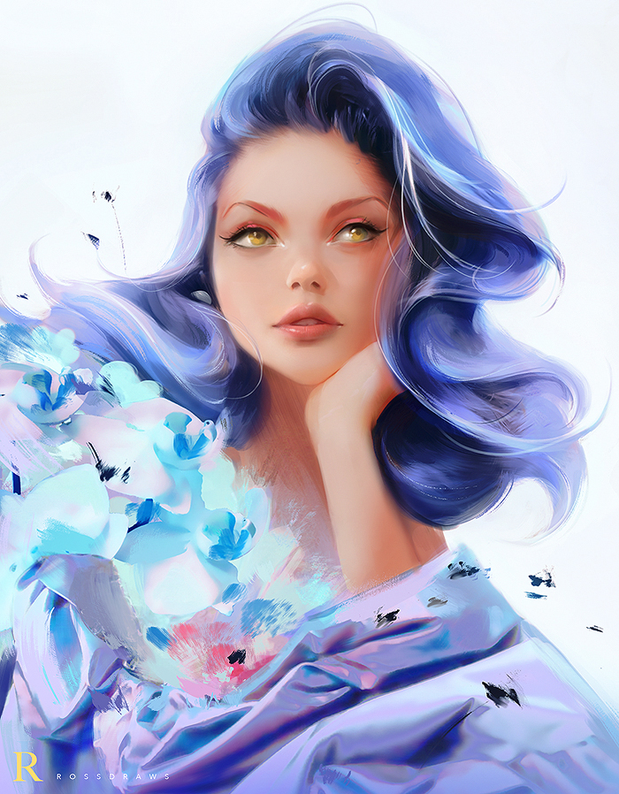 Violet by rossdraws on DeviantArt in 2020 | Digital art ... Violet by rossdraws on DeviantArt in 2020 | Digital art ...