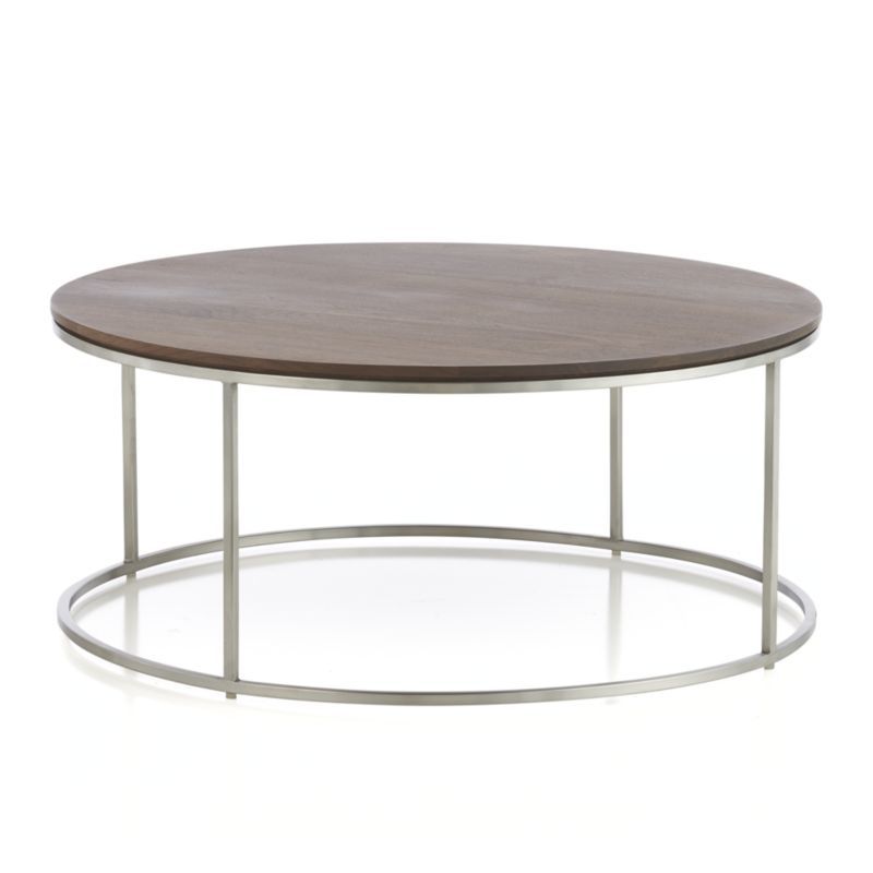 Frame Round Coffee Table Frame Round Coffee Table, Crate And Barrel Round Coffee Table