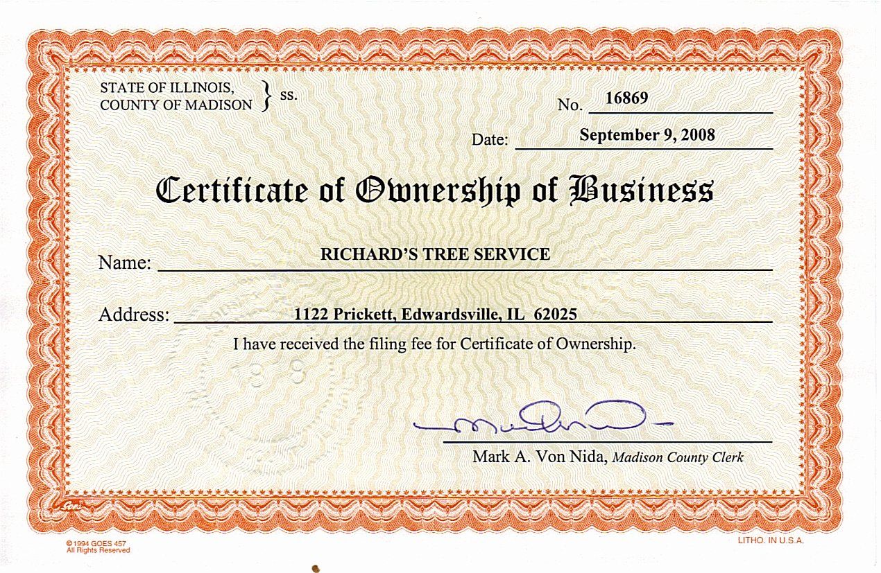 Business License Certificate Template Lovely Business Card Template Ai 