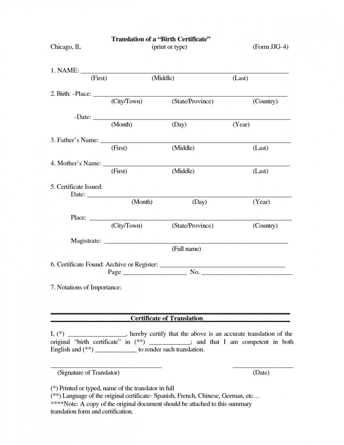 Marriage Certificate Translation From Spanish To English