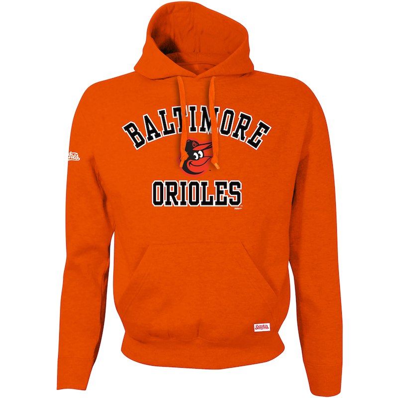 Baltimore Orioles Stitches Youth Fleece Pullover Hoodie – Orange Giant ...