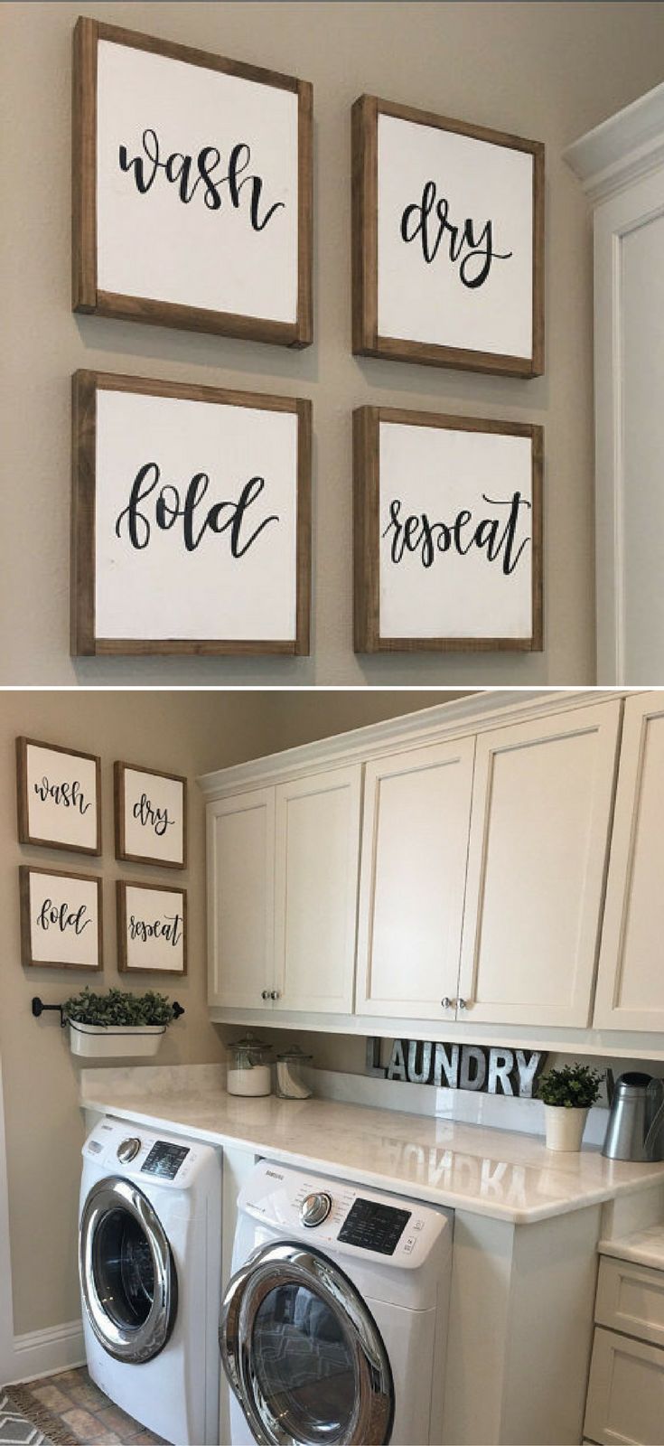 Laundry Room Sign Wash Dry Fold Repeat Laundry Room Sign Wash Dry Fold Repeat Reclaimed Wood Mudroom Signs Wall Decor Fixer Upper Farmho
