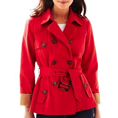 Liz Claiborne Maxi Trench Coat Found At Jcpenney Double Breasted Trench Coat Coat Outerwear Women