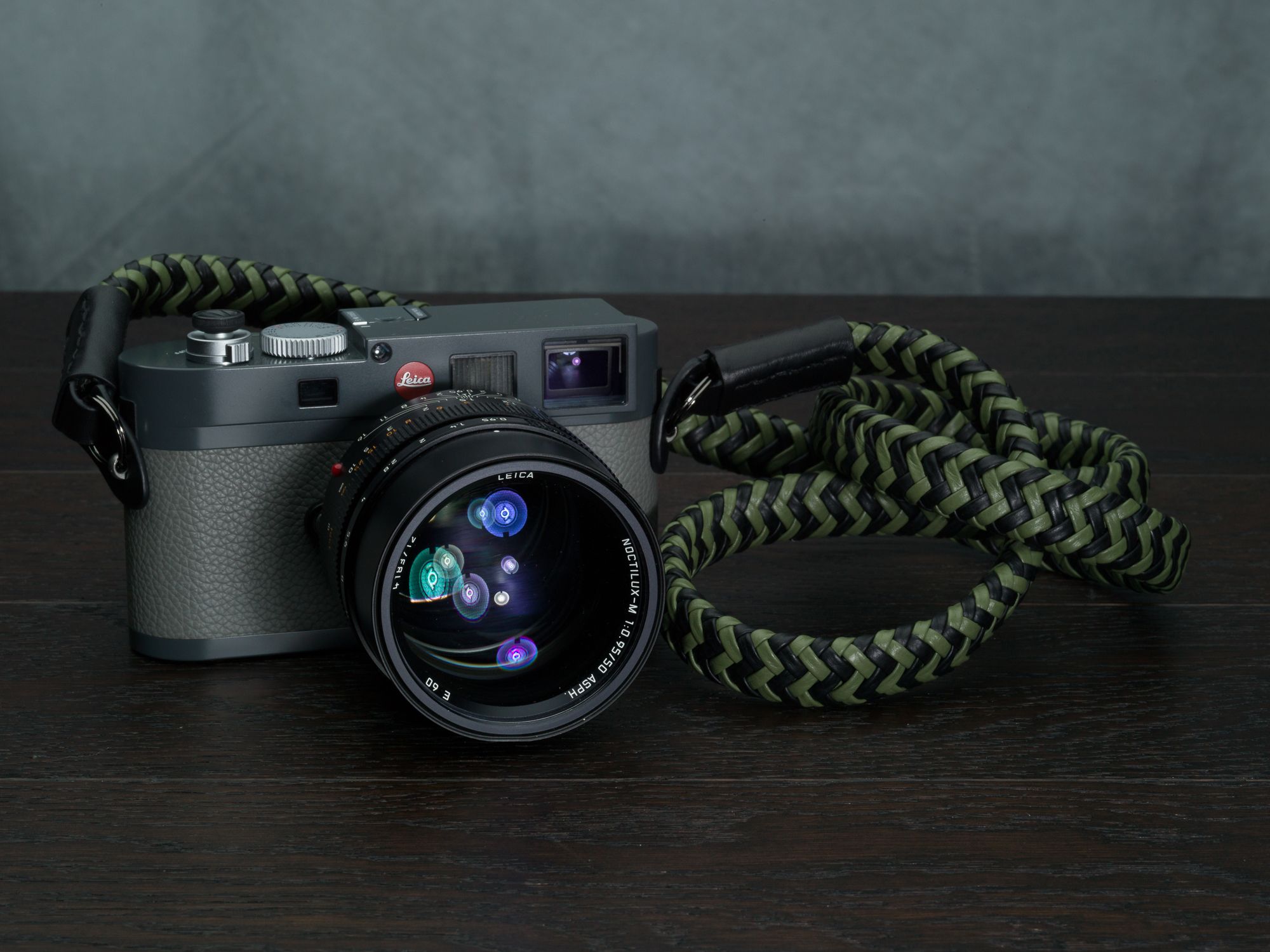 Black Lance Camera Straps Classic Non-adjust Cord Camera Neck Strap 48in