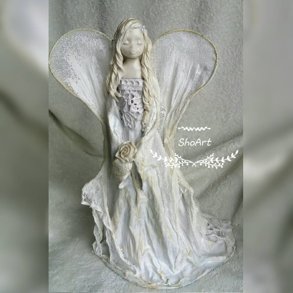 Zimna Porcelana I Utwardzona Tkanina Anioły Rękodzieło Lalka Zimna Porcelana Cold Porcelain Disney Characters Disney Princess