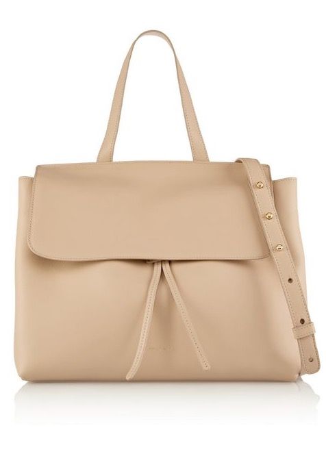 Mansur Gavriel Lady Leather Bag Cream کیف کرم رنگ Mansur Gavriel Lady Leather Bag