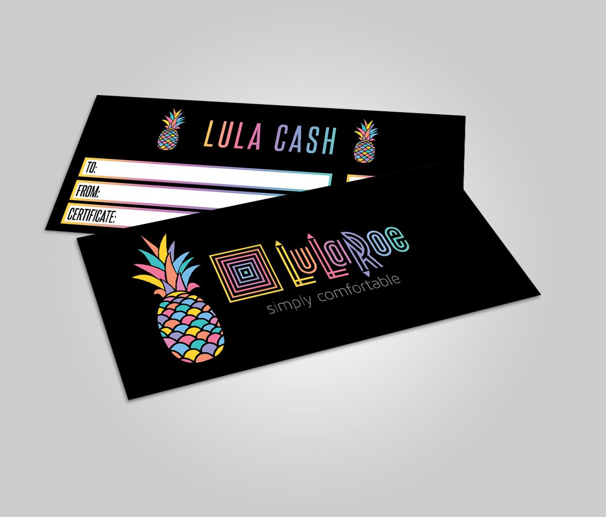 lularoe gift certificate lularoe cash pineapple printed