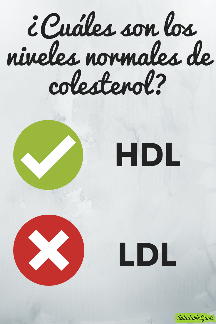 Cuales son los niveles normales de colesterol en la sangre