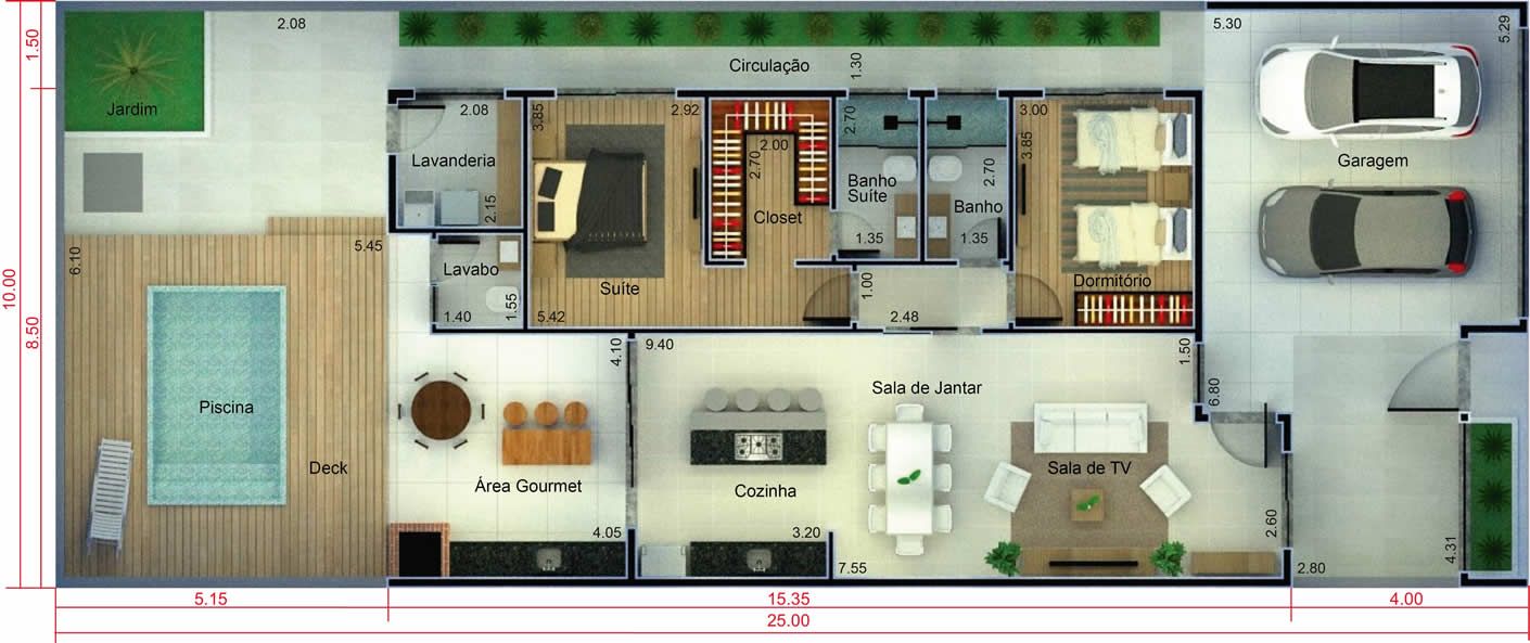 Planta De Casa T Rrea Com 1 Quarto E 1 Su Te Planta Para Terreno Planta De Casa T Rrea Com 1 Quarto E 1 Su Te Planta Para Terreno