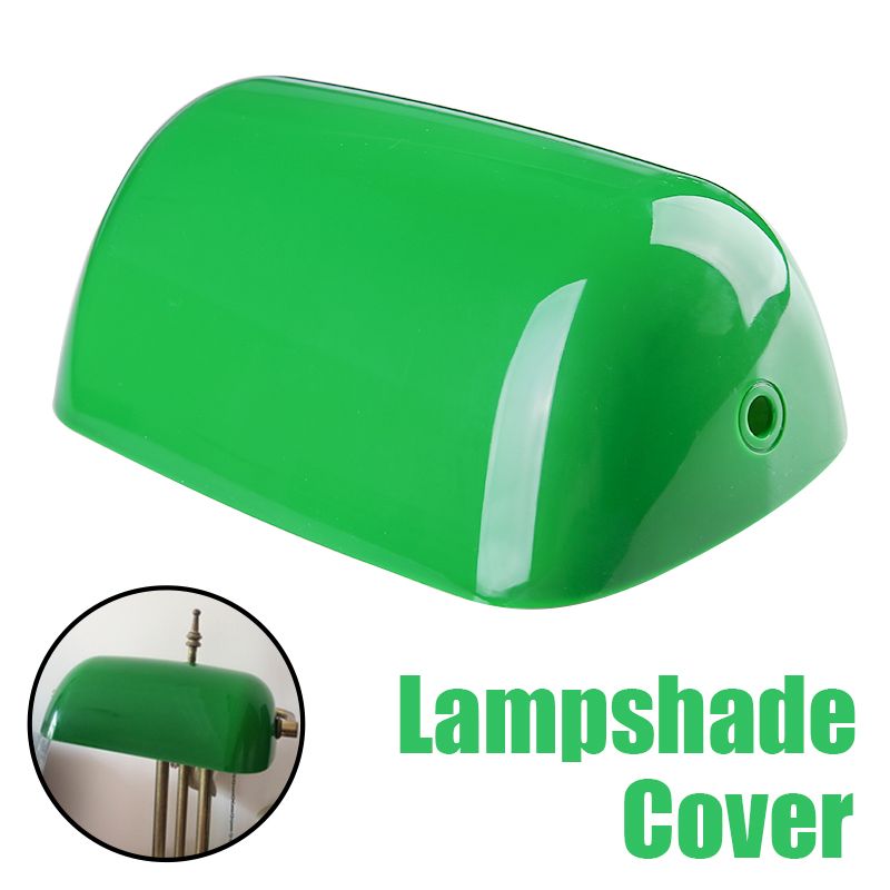 1pc Vintage Plastic Banker Lamp Cover Retro Green Bankers Shades Table Replacement 235mm Length 1pc Vintage Plastic Banker Lamp Cover, How To Change A Bankers Lamp Shade