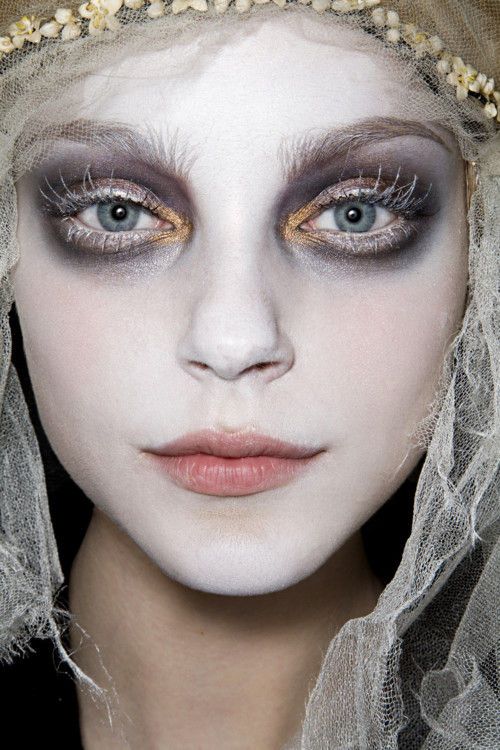 ghost makeup idea though obviously less well girly olivia cahill this reminds me of you you could do this