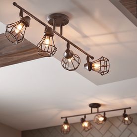 Kichler Lighting Bayley 4 Light 32 24 In Olde Bronze Dimmable Kichler Bayley 4 Light 32 24 In Olde Bronze Dimmable Track Bar Fixed Kit At Lowes