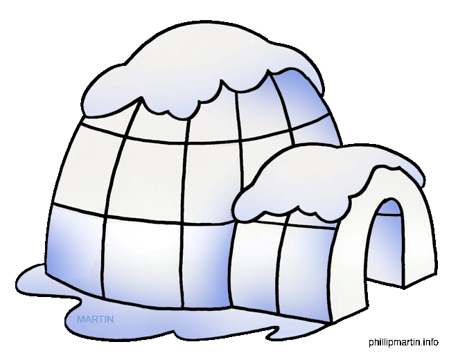 Free Native American Clip Art By Phillip Martin Far North Igloo Dibujo De Elefante Iglu Actividades De Aprendizaje Preescolares