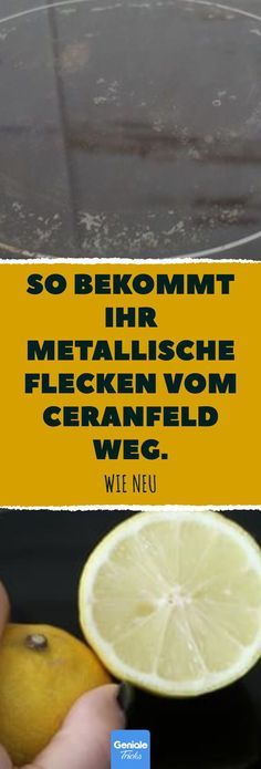 So bekommt ihr metallische Flecken vom Ceranfeld weg