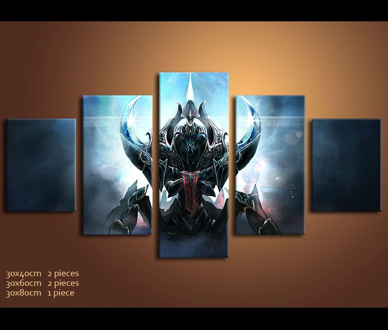 5 Pieces Canvas Art Dota 2 Game Painting Canvas Prints 5