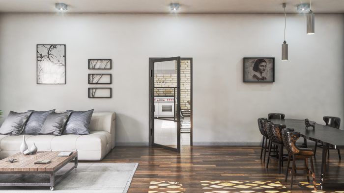Steel door – 499 euros at Loftdeur.nl