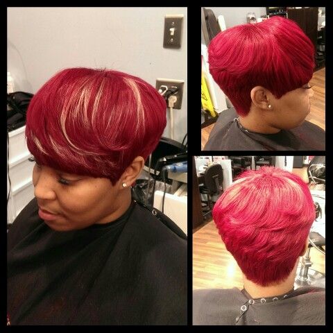 Short Cuts Red Hair Cleveland Stylist Full Quickweave Bond Short Cuts Red Hair Cleveland Stylist Full Quickweave Bond Weave