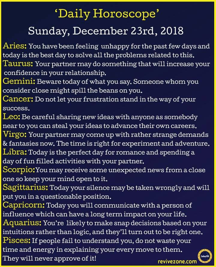 cancer horoscope december 23