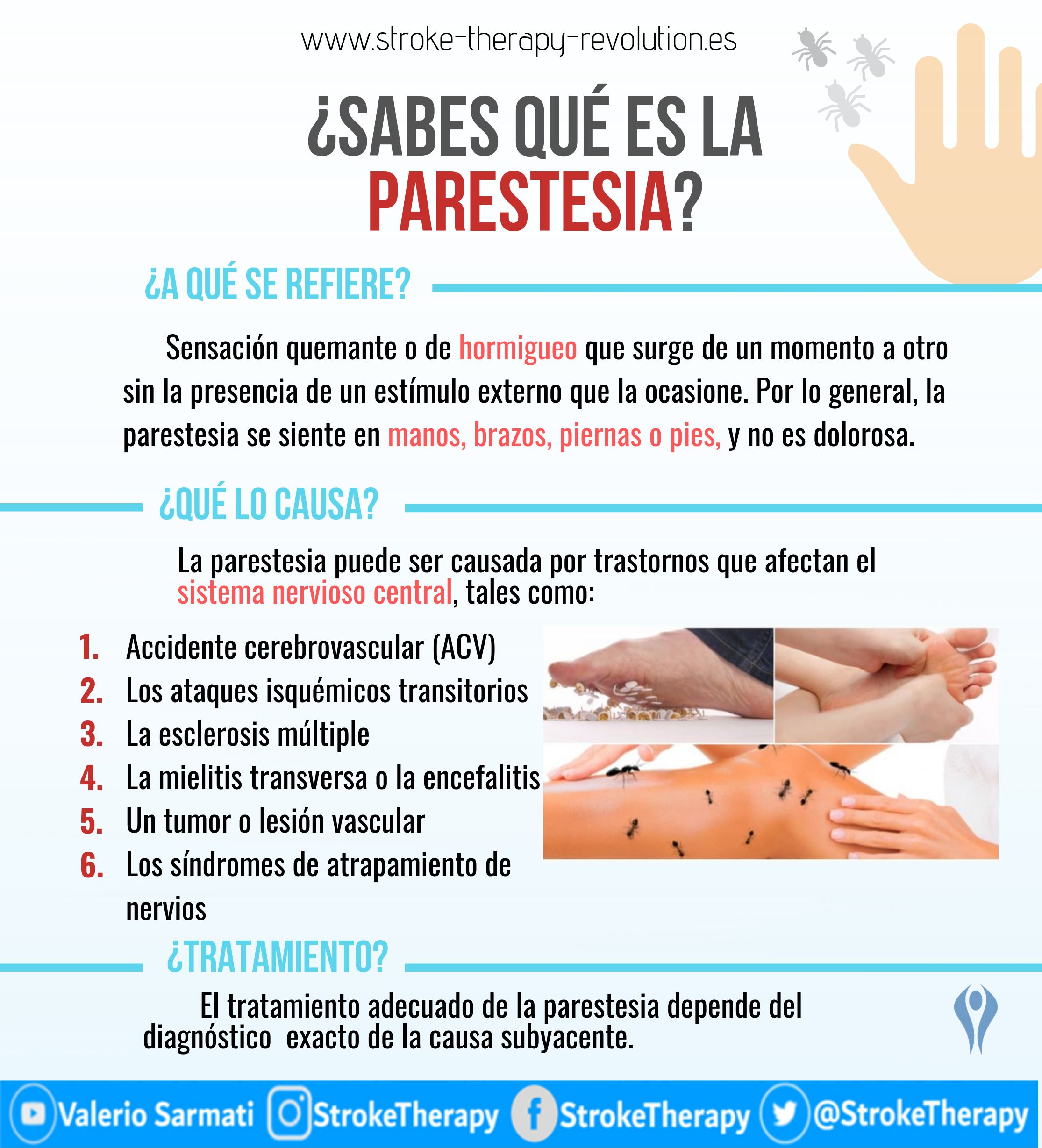 parestesia ataques isquémicos transitorios