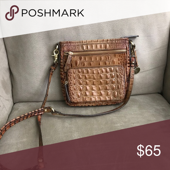 Brahmin Crossbody Bag Toasted Almond Cross Body Brand New Never Brahmin Crossbody Bag Toasted Almond Cross Body Brand New Never Used Bags