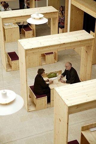 dansk is a caf located at the danish design center redesigned by remove with the new concept how to create unique caf with eye catching and extra