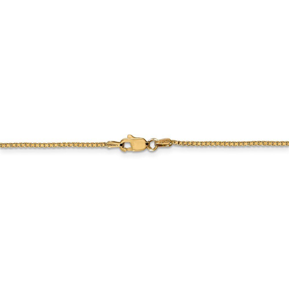 14k Yellow Gold Classic Box Chain Ankle Bracelet 14k Yellow Gold Classic Box Chain Ankle Bracelet