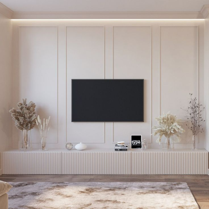 Boiserie: Veja o Que é e Como Utilizar na sua Decoração com 80+ Ideias Home Design Living Room, Living Room Decor Modern, Living Room Inspo, Living Room Decor Apartment, Luxury Living Room, Apartment Interior, Living Room Interior, Home Interior Design, House Interior