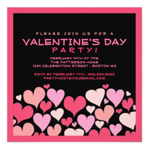 hearts a plenty valentines day party invitation party invitations s day party invitations