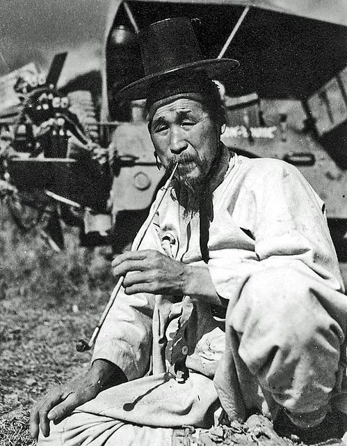 Old man in korean