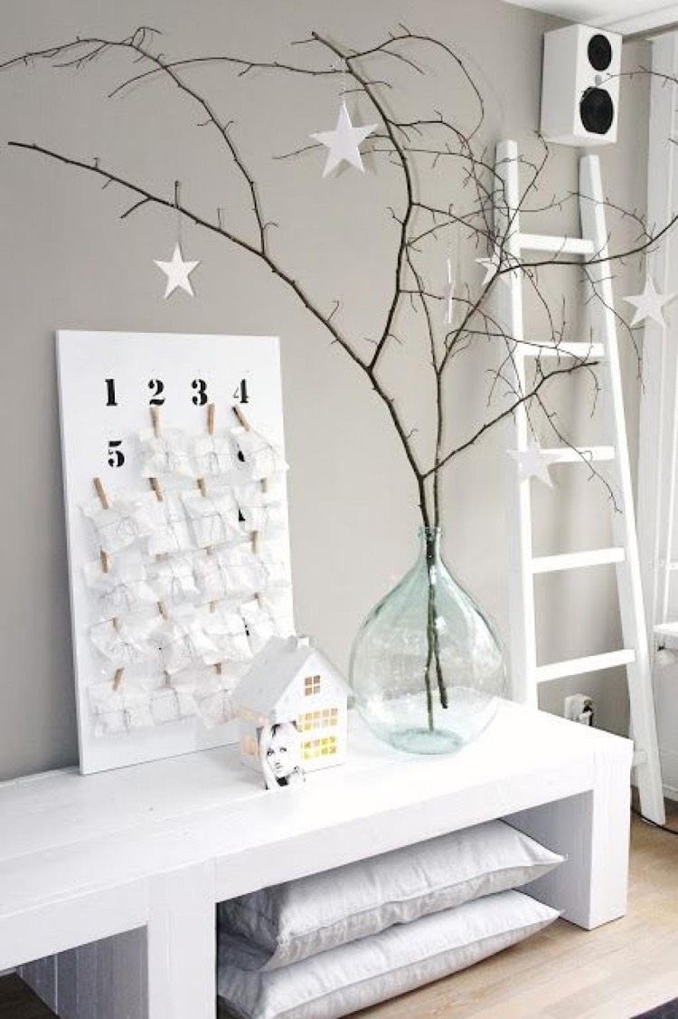 Déco Noël à faire soi-même en branches - adopter les accents Déco Noël à faire soi-même en branches - adopter les accents