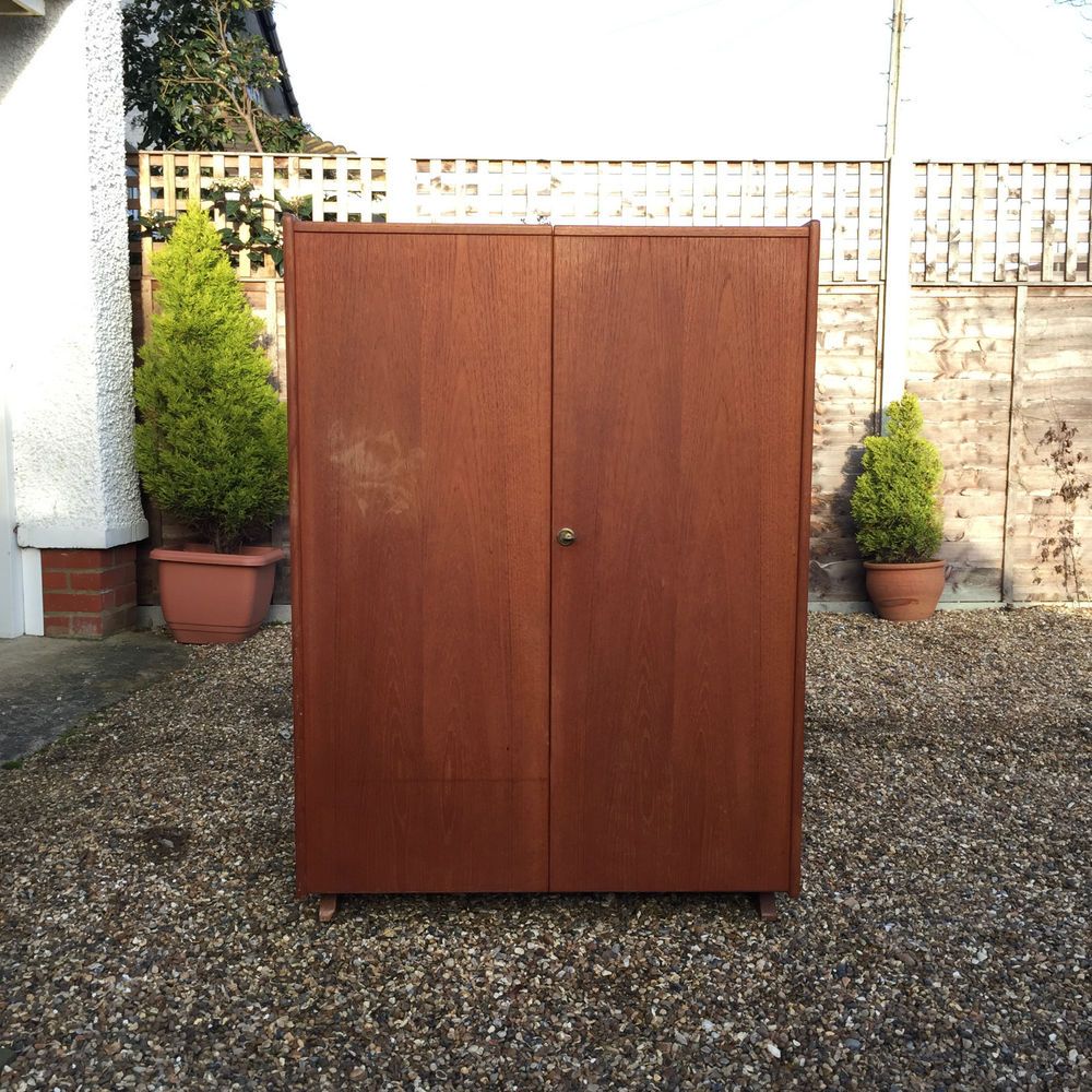 Mid Century Danish Folding Desk/cabinet - Home/office Bureau In Mid century Danish folding desk/cabinet - home/office bureau in Antiques, Antique - Mid Century Danish Folding Desk/cabinet - Home/office Bureau In