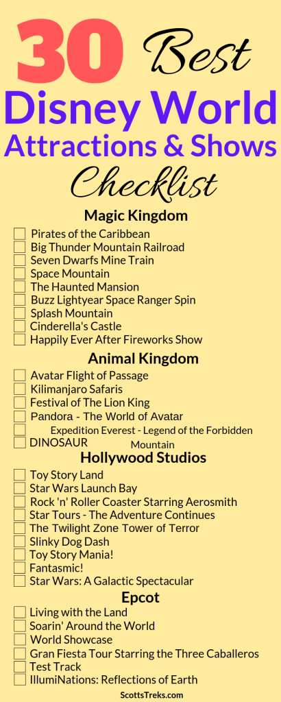 The Best Rides, Attractions and Shows at Walt Disney World