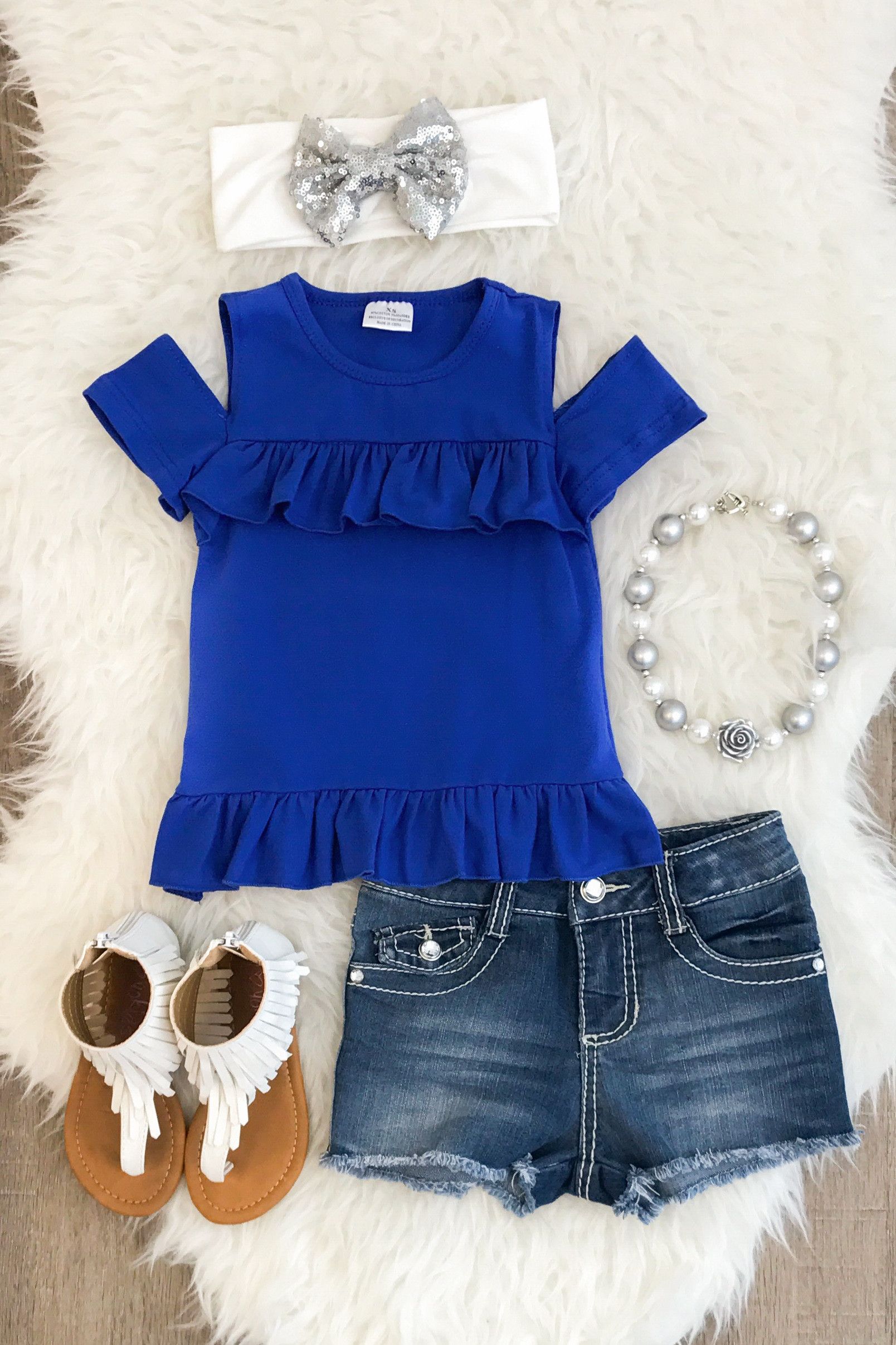 Unique clothing Girls medium 1012 butterfly outfit Tshirts for girls Clothing for girls Denim jacket set Tutu skirt outfit for girls