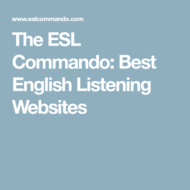 english websites