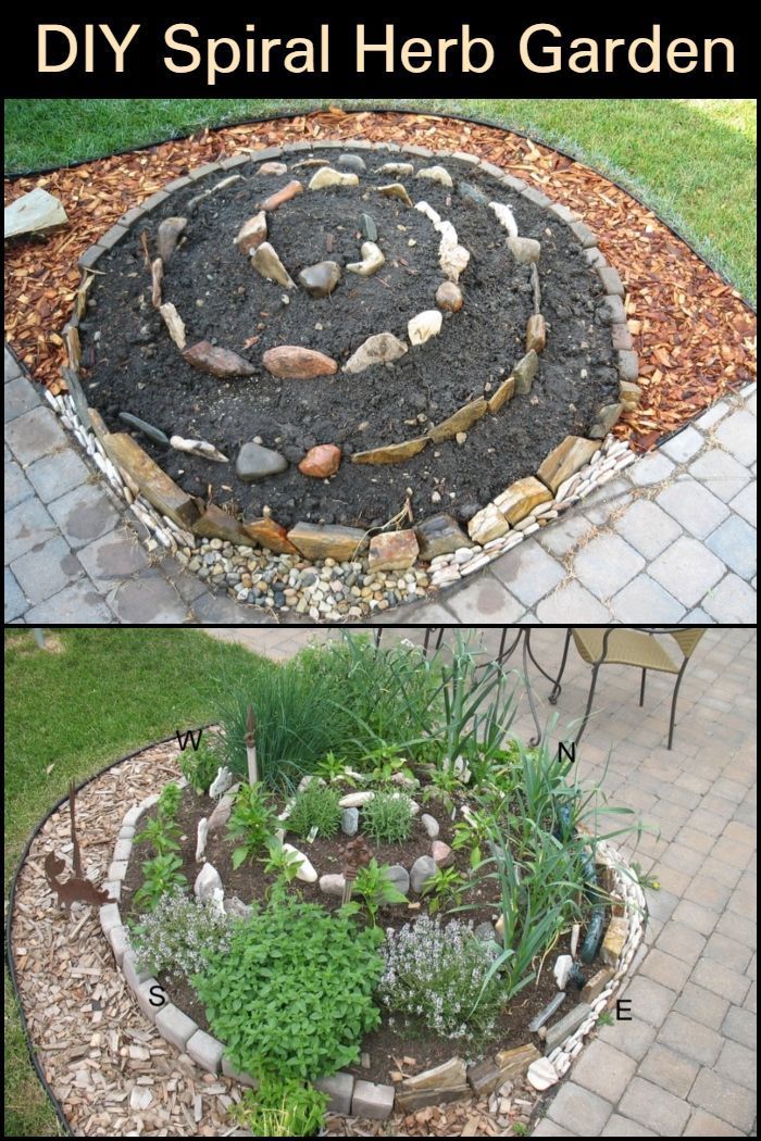 Denken Sie daran, einen Kräutergarten anzubauen? Warum nicht lernen, wie man diese DIY-Spirale herstellt … - Diyprojectsgarden.cf