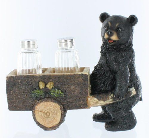 Ceramic Bear Cookie Jar Cabin Lodge Kitchen Decor Country Decoration Cookie Jars Vintage Cookie Jars Jar