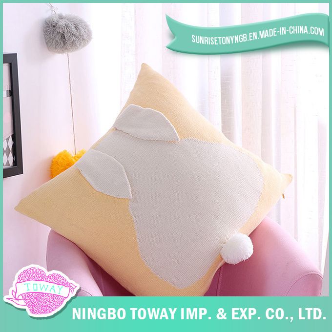 Home Decorative Cute Beautiful Custom Organic Cotton Pillowcase 40X40 Usage : Decorative, Hotel. Shape : Square. Feature : Soft. Skin-Friendly. Body Part : Back. Pattern : Yarn Dyed. Technics : Knitted. Style : Plain. Material : 100% Cotton. Life : Long. Product : Knitting Pillow Cover. Weight : Customized. We Produce : Any Knitting Yarn. Cotton Pillow Cases, Pillow Covers, Yarn Dyeing, Knitting Yarn, Produce, Dinosaur Stuffed Animal, Organic Cotton, Plain, Knitted
