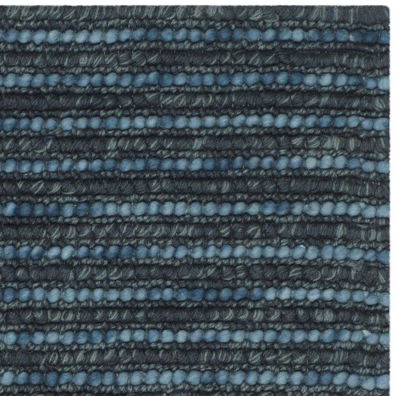 Makhi Striped Hand Knotted Dark Blue Area Rug Rugs Pad - Makhi Hand Knotted Wool Dark Blue Area Rug Makhi Striped Hand Knotted Dark Blue Area Rug Rugs Pad - Makhi Hand Knotted Wool Dark Blue Area Rug