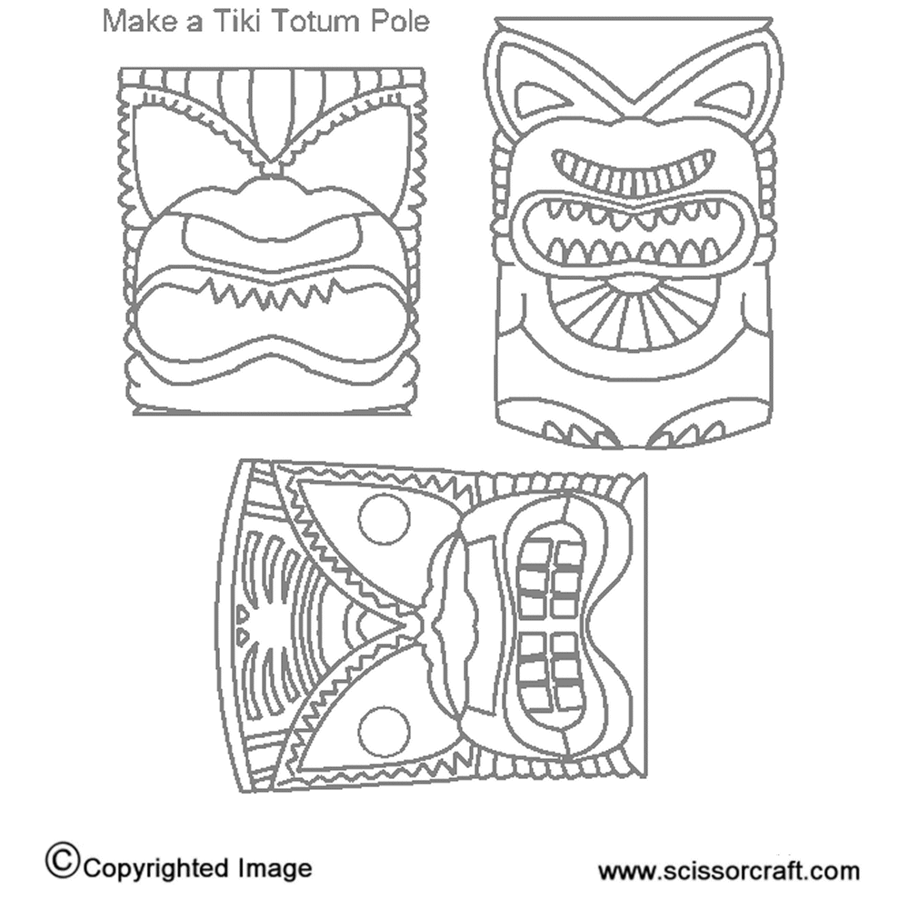 hawaiian tiki statue 003 projects to try pinterest luau luau
