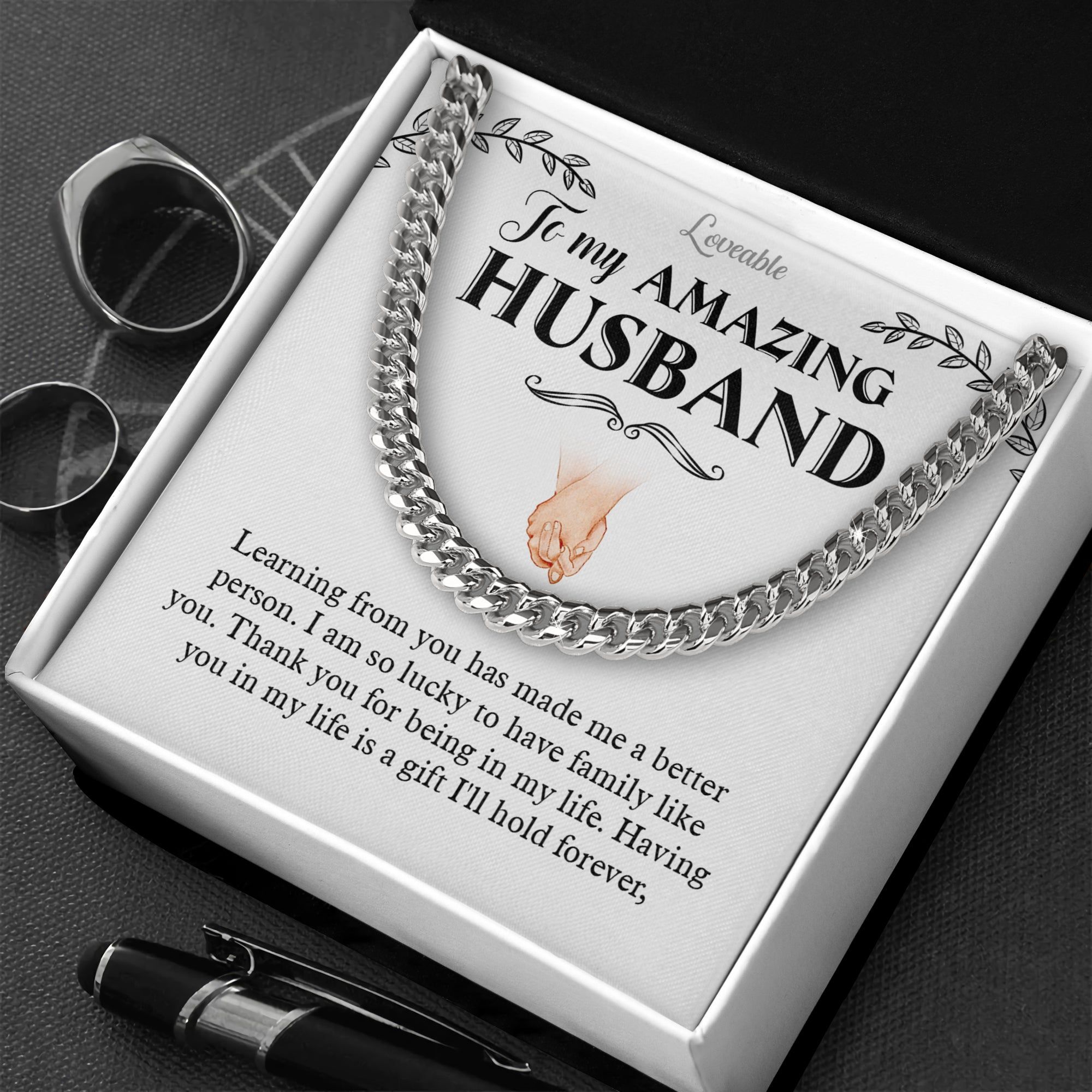 Give your special someone a classic necklace that shows off their strength and style! Our Cuban Link Chain is the perfect gift for any occasion, including birthdays and holidays. Available in polished stainless steel or 14K yellow gold, you can be sure this wonderfully weighted necklace will be a staple piece in their wardrobe. And since the chain is adjustable, this necklace will look spectacular on everyone who wears it. Polished stainless steel and 14k yellow gold over stainless steel Adjusta Birthday Gifts For Husband, Best Birthday Gifts, Life Is A Gift, Cuban Link Chain, Best Husband, Luxury Boxes, Staple Pieces, Birthdays, Presentation