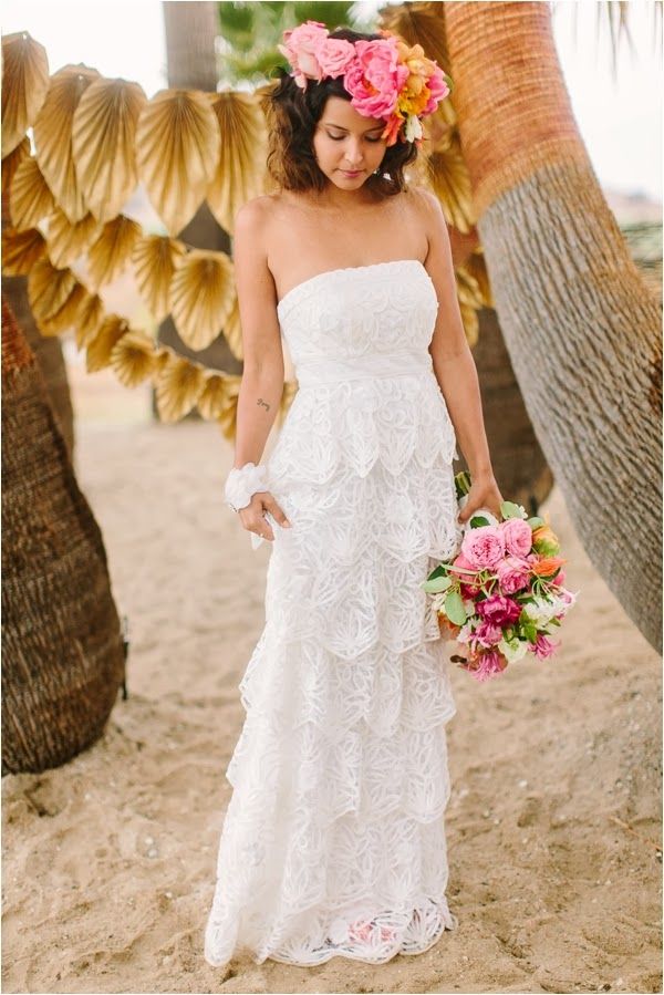Caribbean Wedding Inspiration By Danielle Capito Photography Blush Inspiration Caribbean Beach Wedding Shoot Joss Gown From Bhldn Danielle Capito Photography Via Le Magnifique Blog