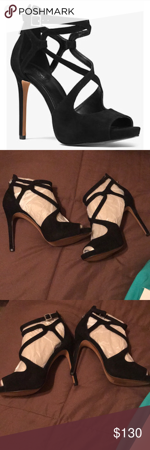 Michael Kors Catia Sandal Leather Size 