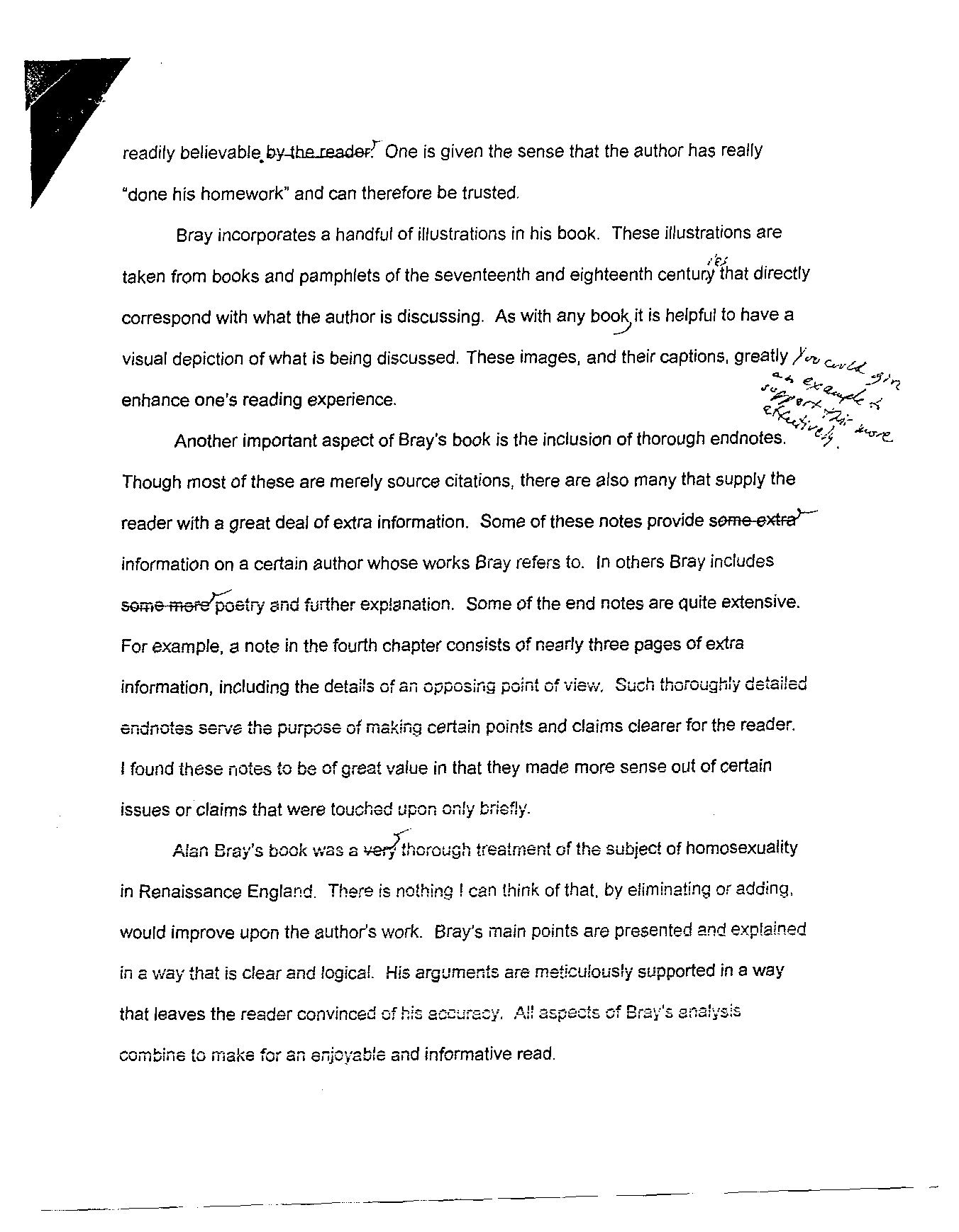Book report essay example