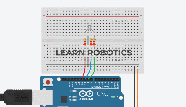 Program Rgb Leds With Arduino Learn Robotics Arduino Led Projects