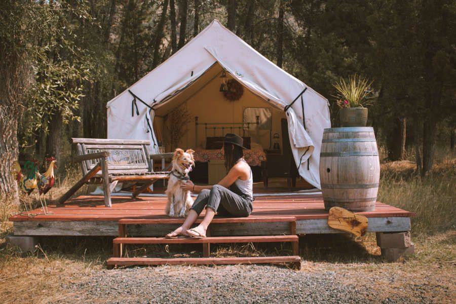 Glamping Tents On 80 Acre Ranch, Rene R Glamping Tents on 80 Acre Ranch near