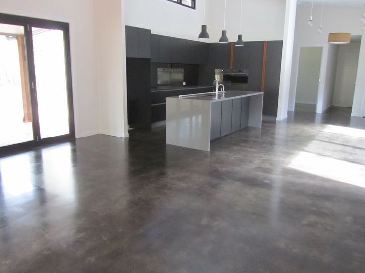 Finished A Non Slip Chemically Resistant Concrete Garage Floor Garage Floor Finishes Garage Floor Paint Garage Remodel