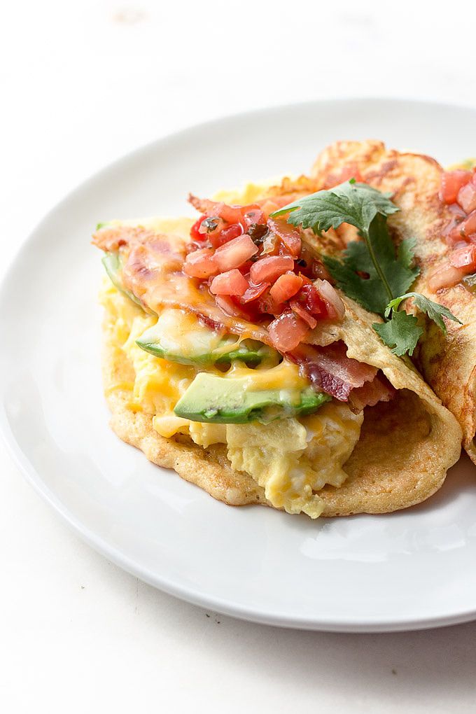 Bacon & Egg Breakfast Wraps with Avocado (Keto) - Low Carb Maven